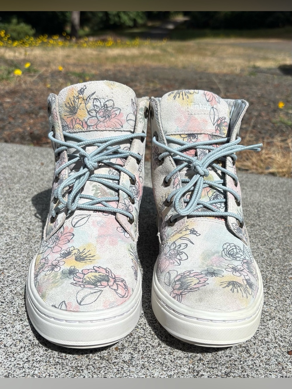 Timberland Londyn Floral 6” Sneaker Boots Women 7.5 Rare A1X46 - Picture 2 of 13